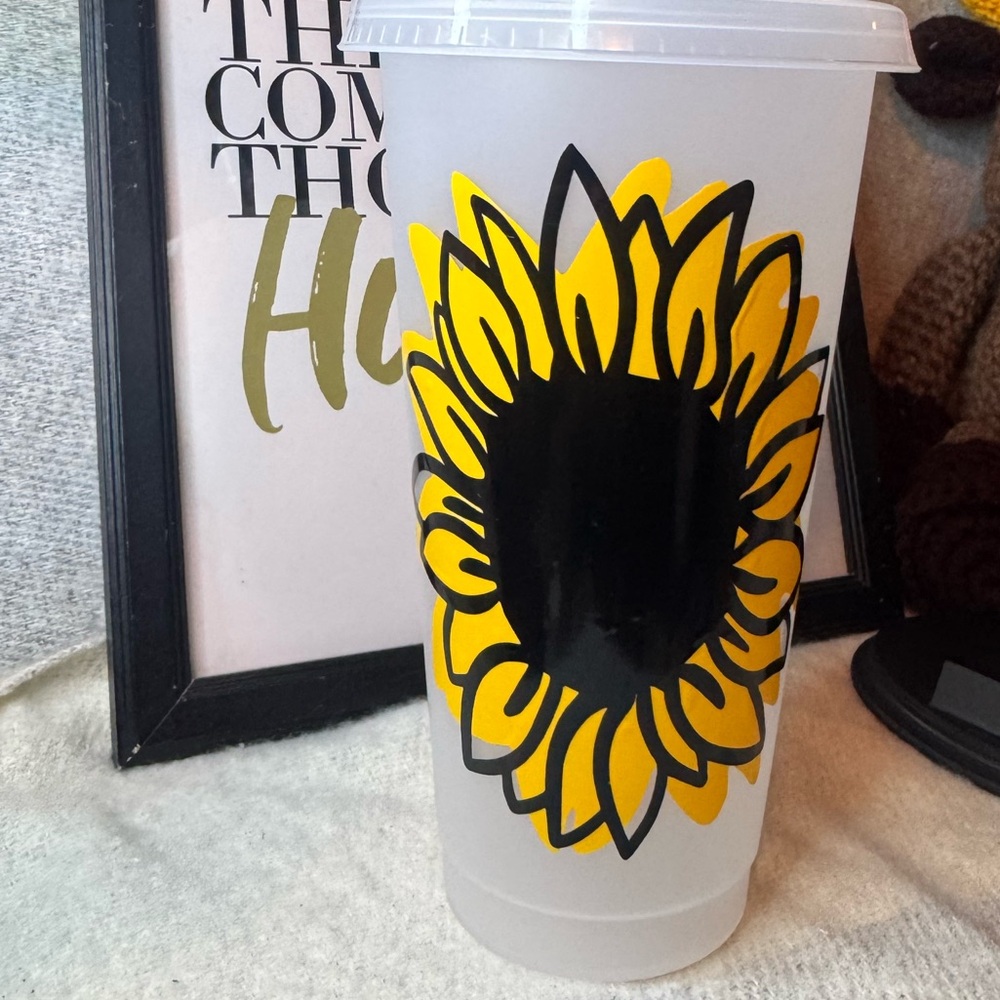 Customizable Frosted Cup, Lid /Straw - Picture 8 of 14